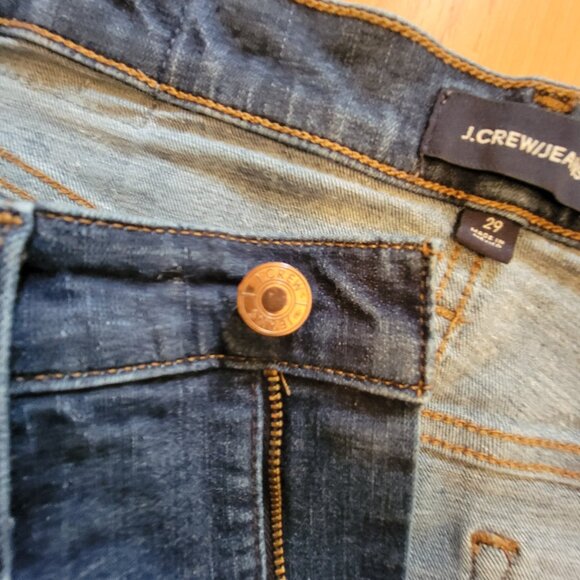 J. Crew 9" High-Rise Toothpick Stretch Denim Jeans - 29 (size 8) - Picture 5 of 8